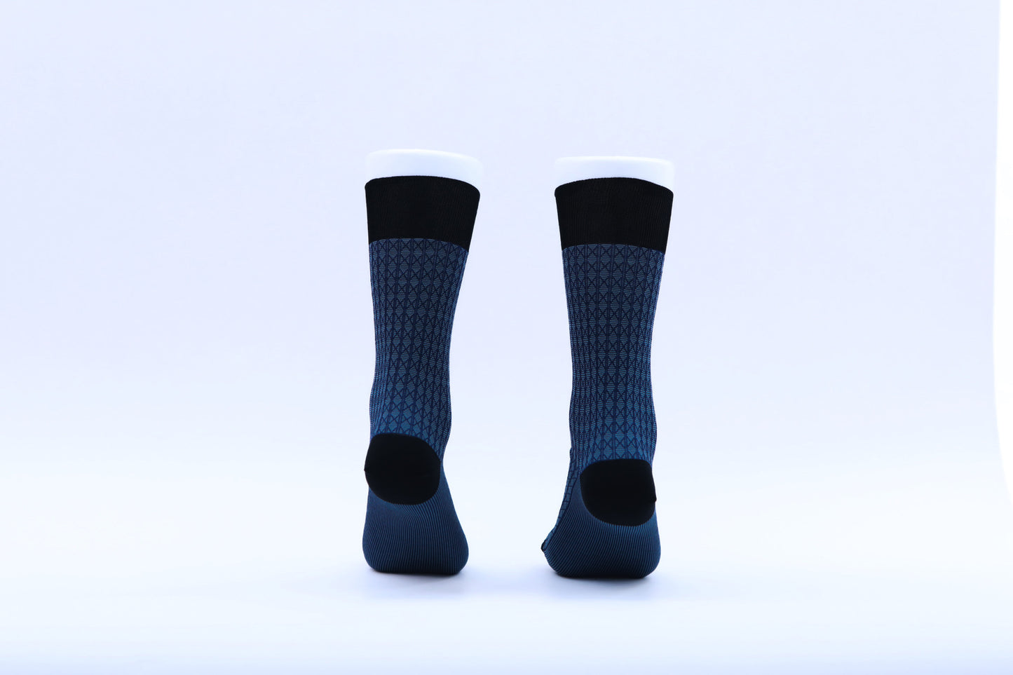 Chaussettes - Graphiques Losanges - Bleu