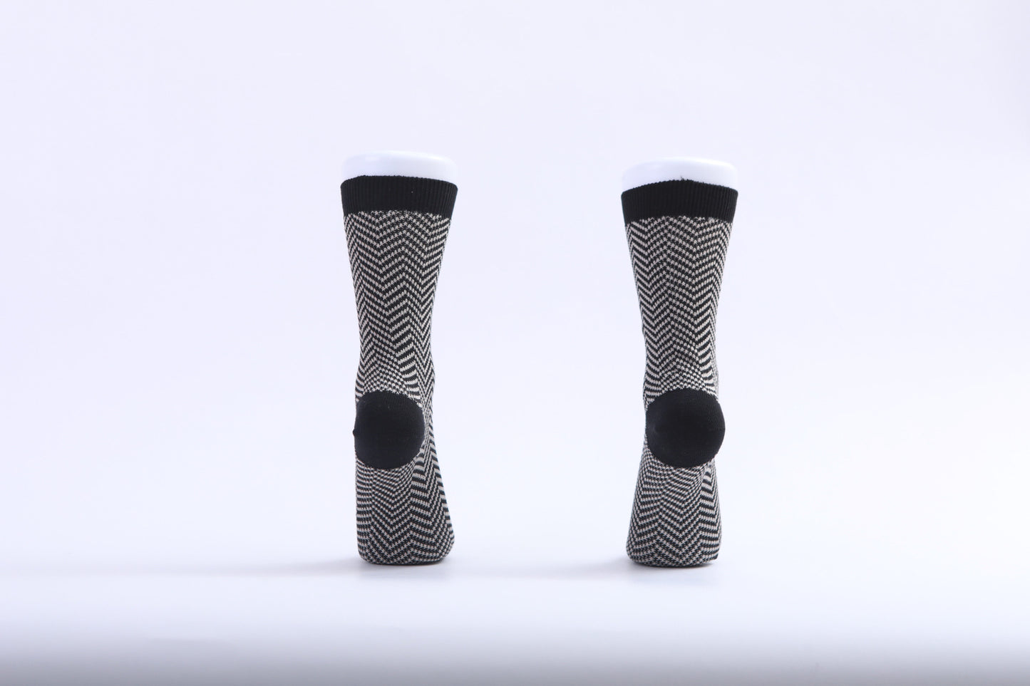 Chaussettes - Graphiques avec Chevrons noirs et blancs