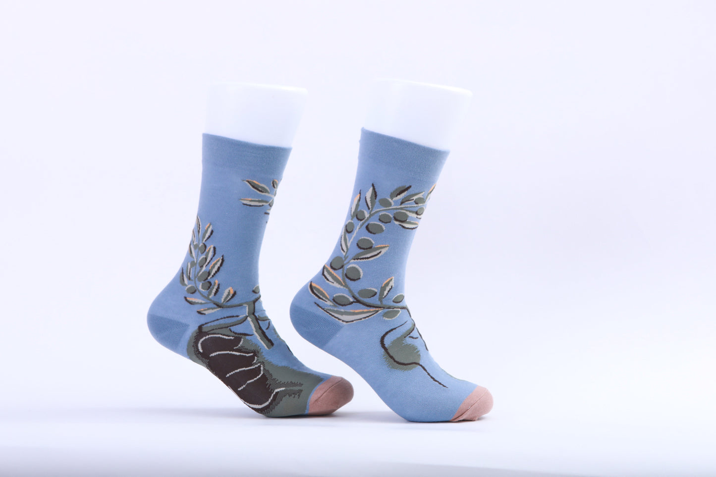 Chaussettes - Olivier - Vert et Bleu