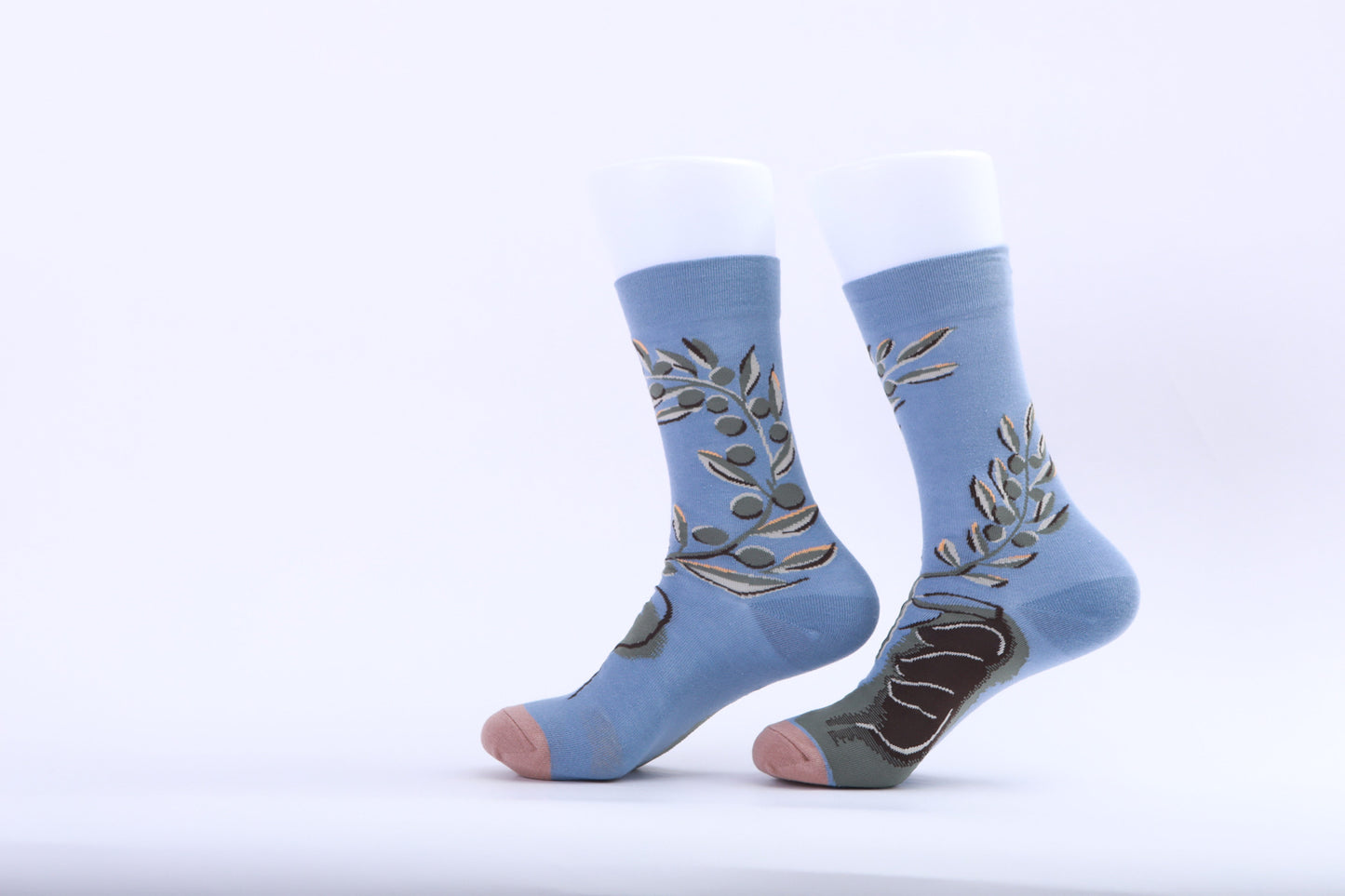 Chaussettes - Olivier - Vert et Bleu