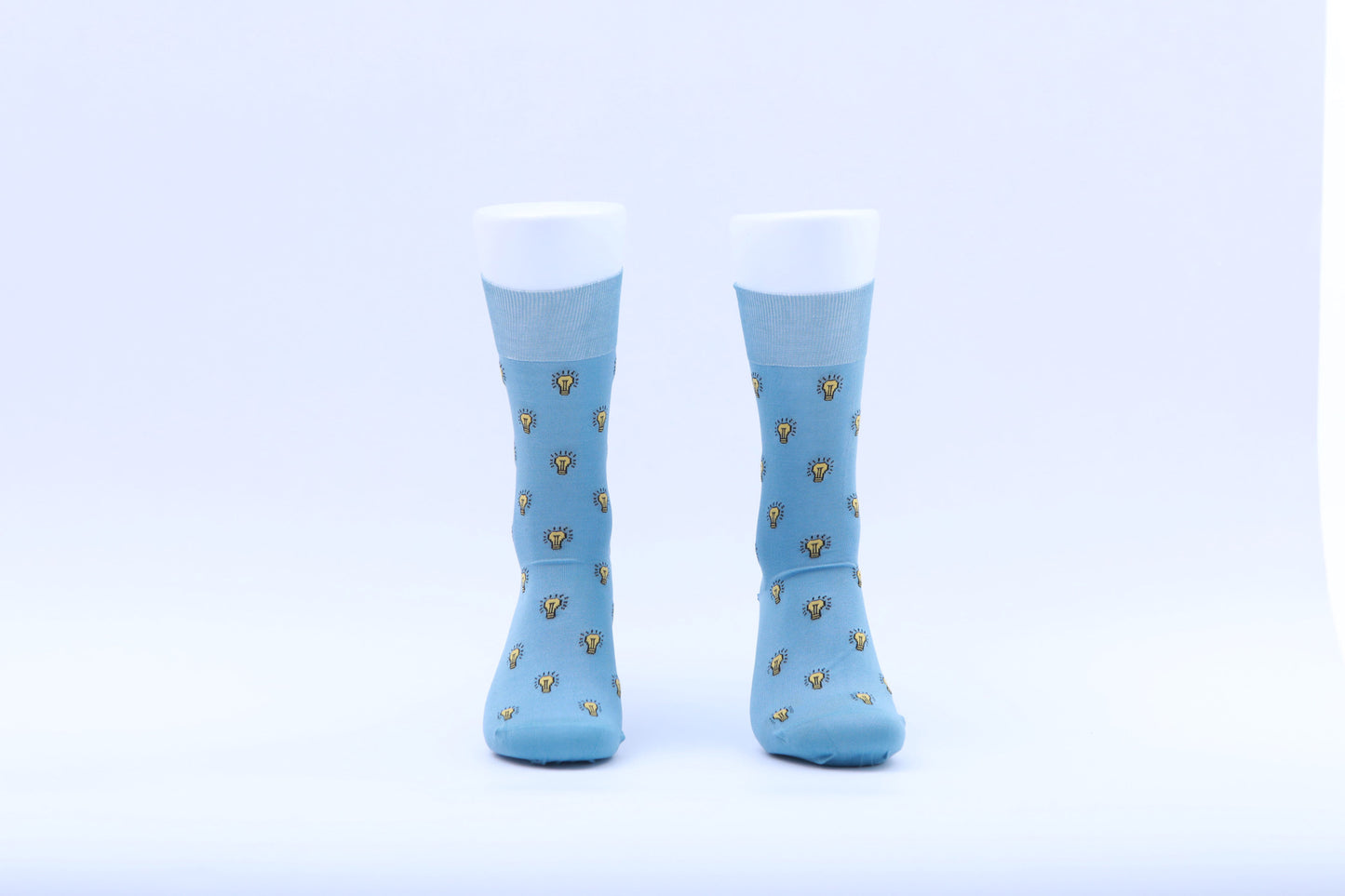 Chaussettes - Ampoule Eureka - Bleu ciel