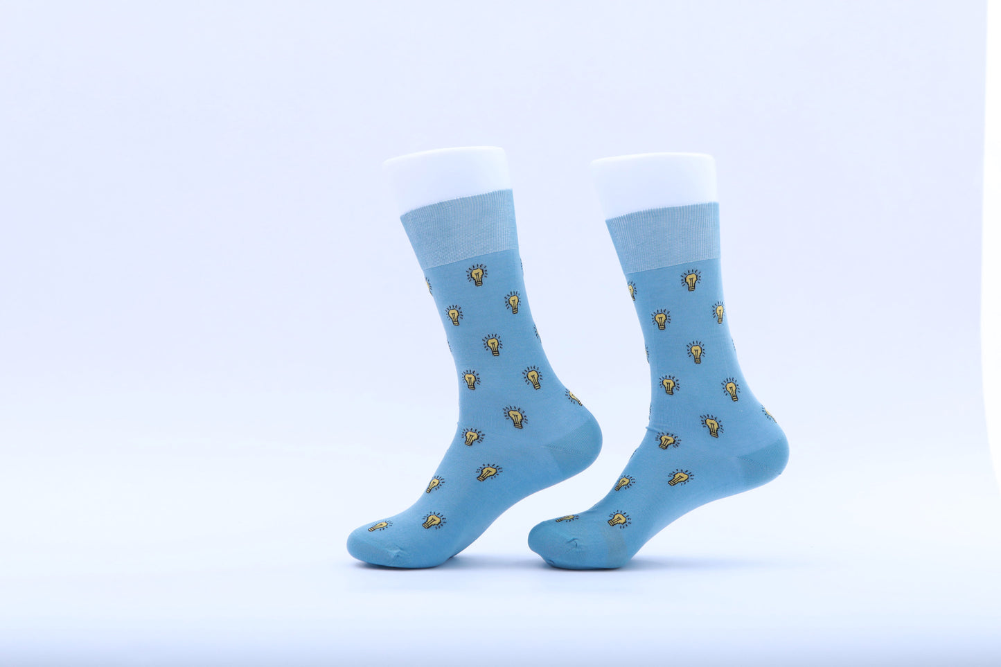 Chaussettes - Ampoule Eureka - Bleu ciel