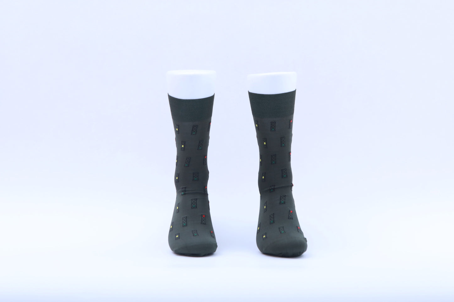 Chaussettes - Feux tricolores - Noir