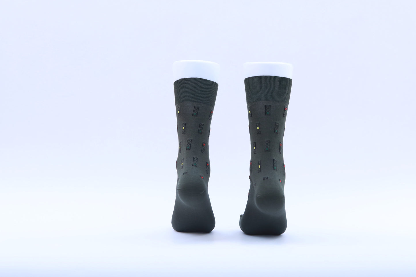 Chaussettes - Feux tricolores - Noir
