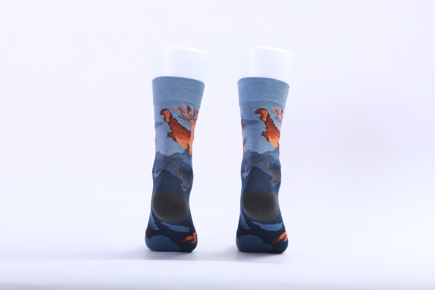 Chaussettes - Phoenix - Orange et bleu