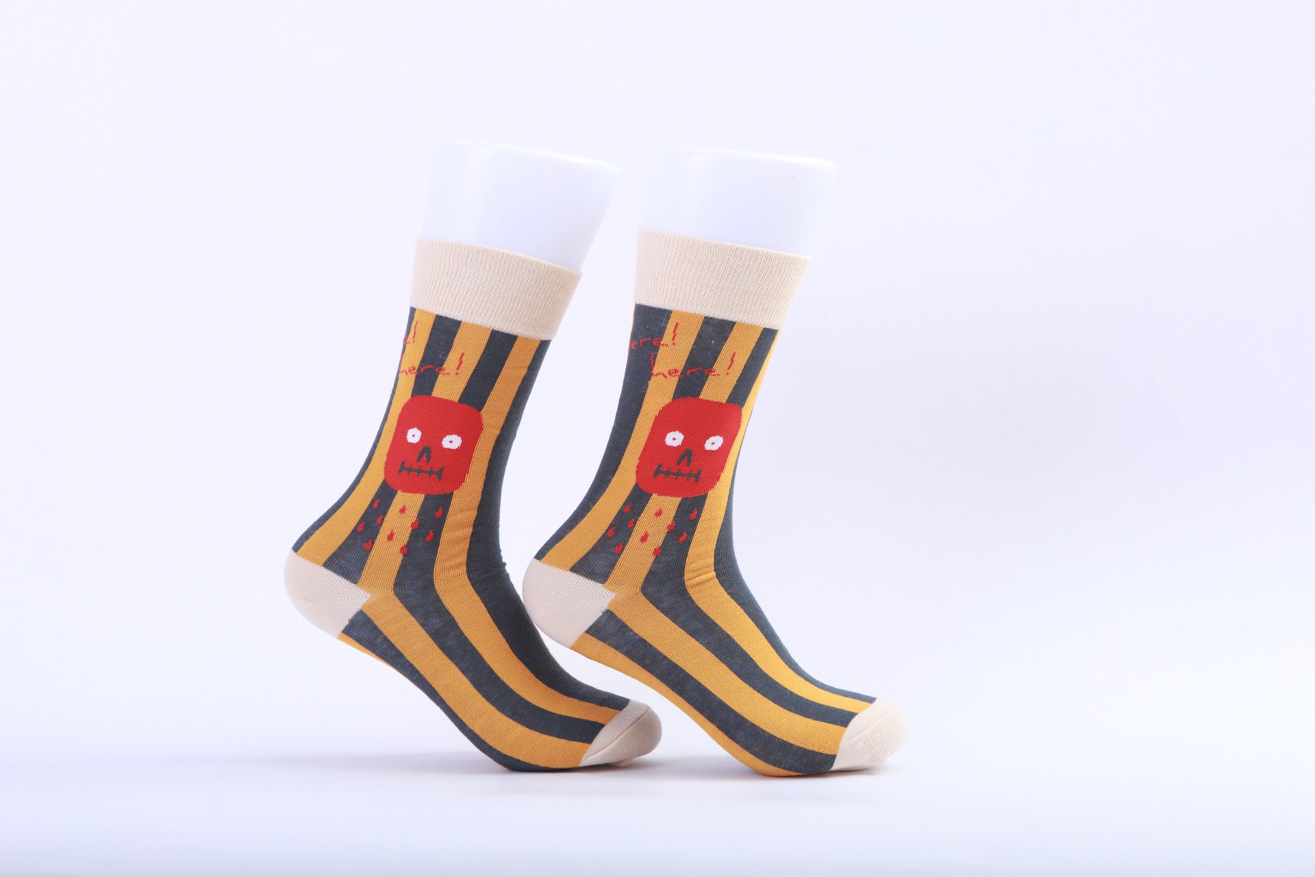 Chaussettes - Halloween - Citrouille