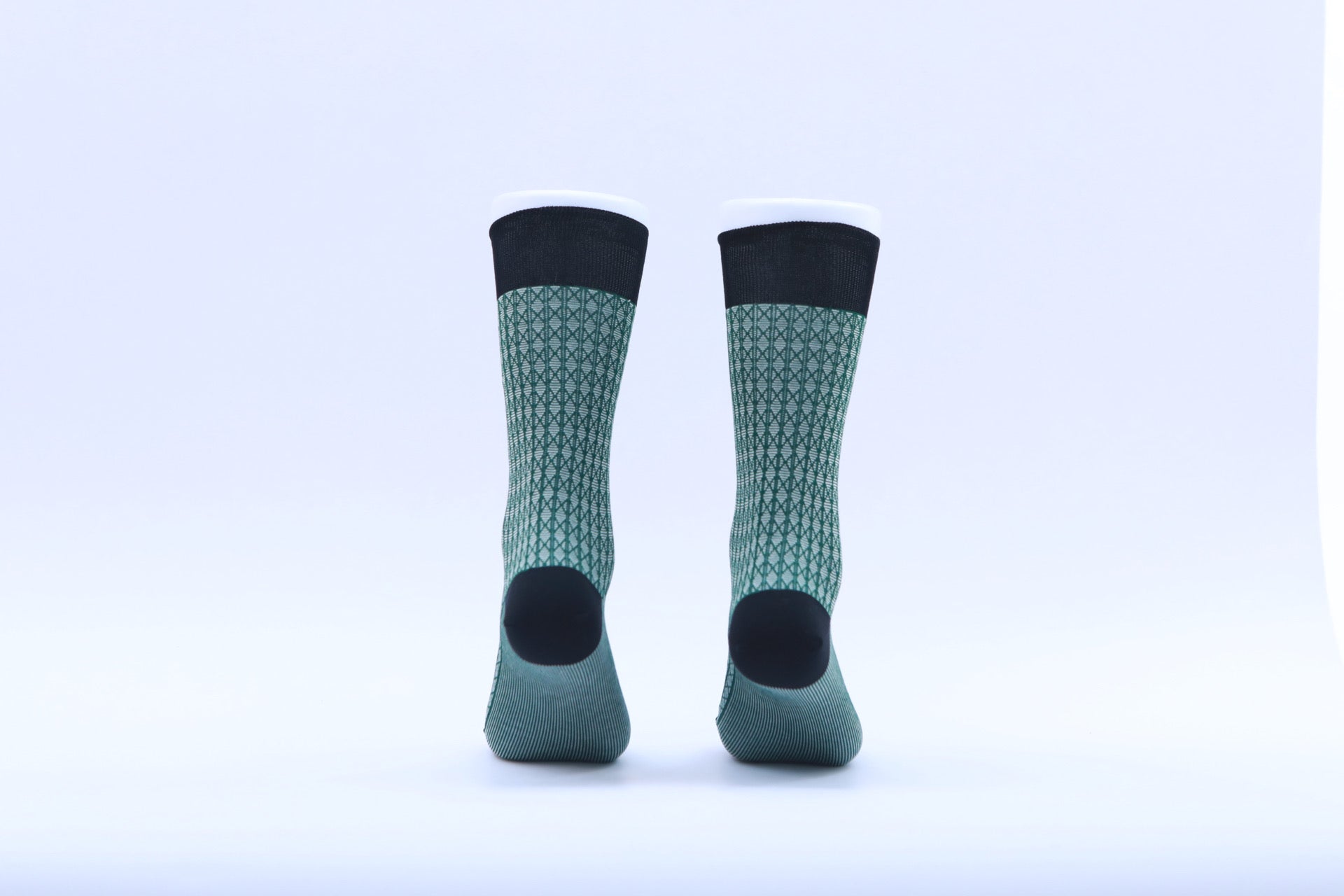 Chaussettes - Graphiques Losanges - Vert