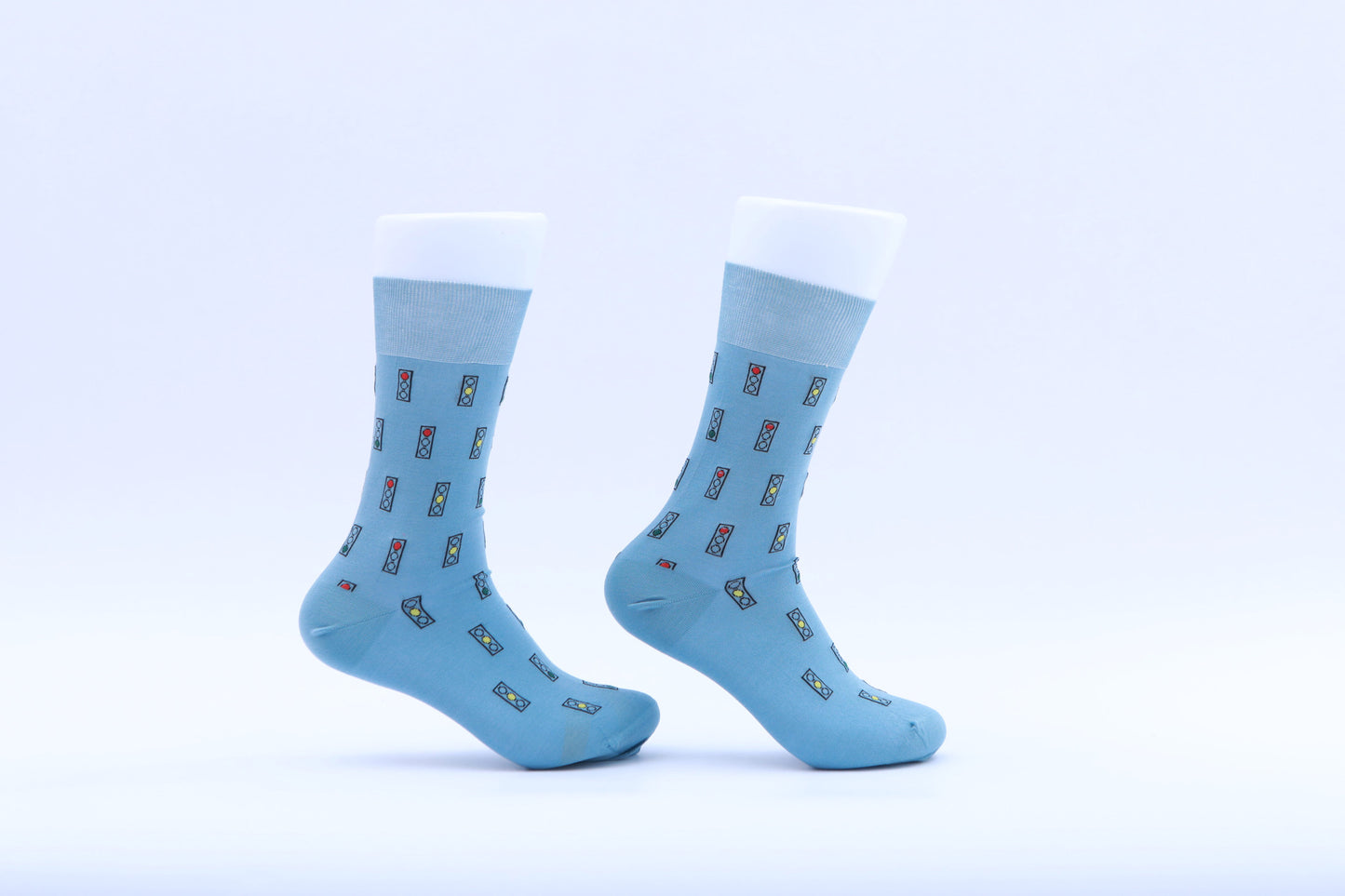 Chaussettes - Feux tricolores - Bleu 