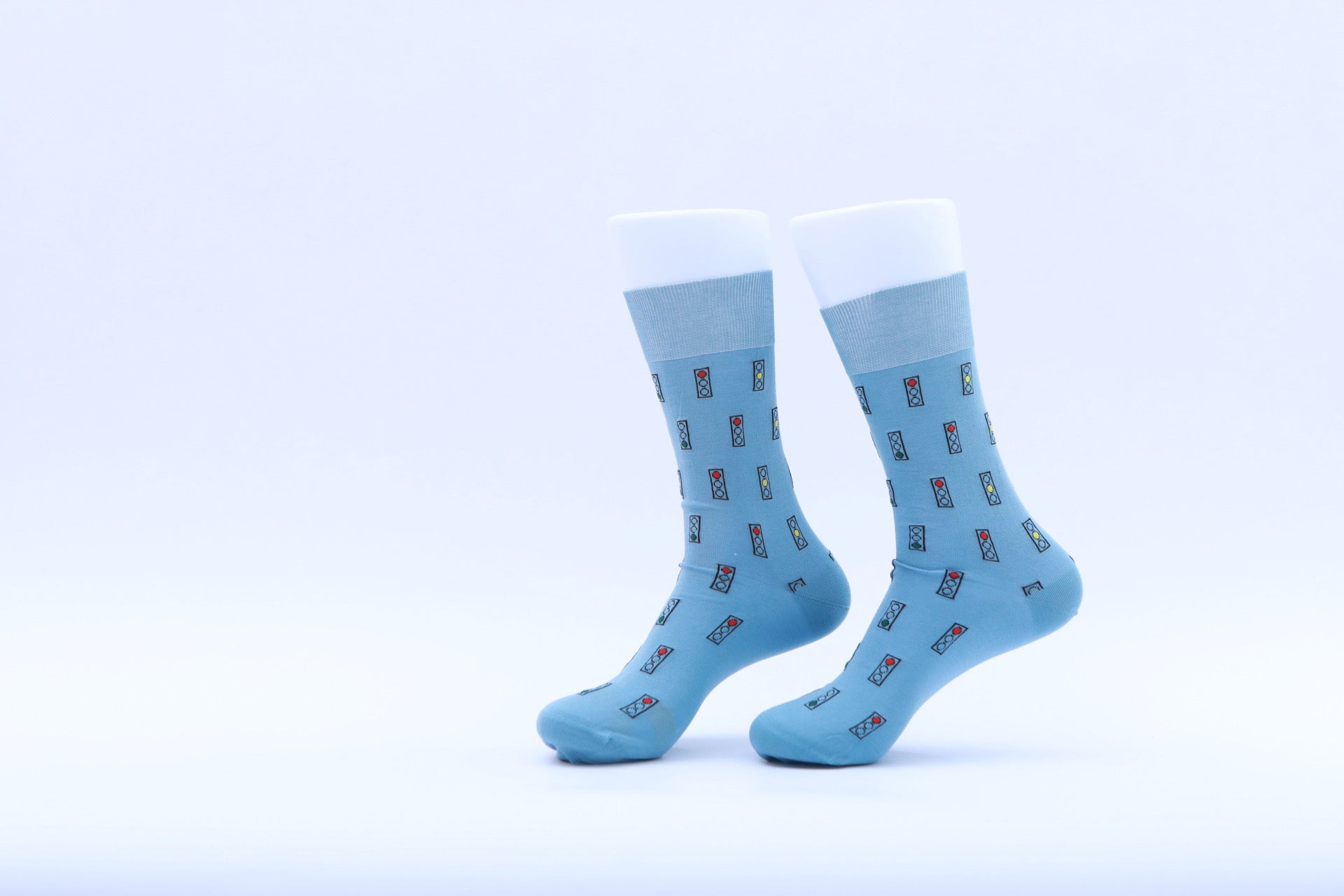 Chaussettes - Feux tricolores - Bleu 