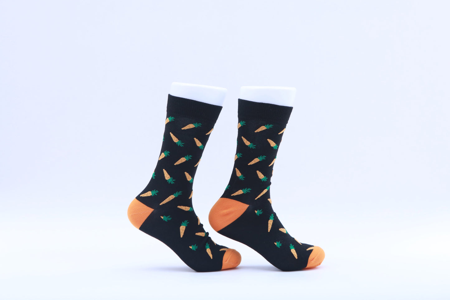 Chaussettes - Carotte - Noir et orange