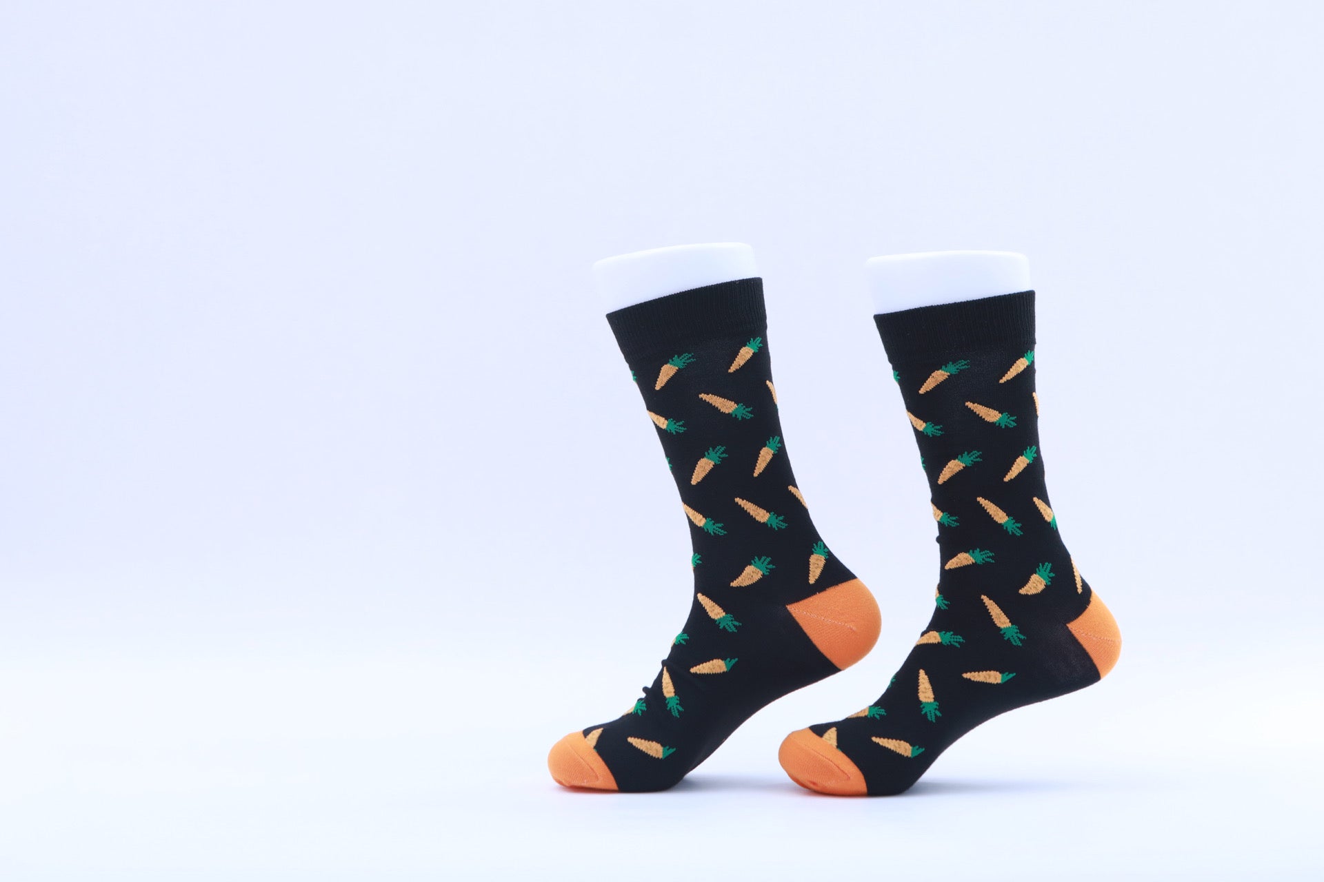 Chaussettes - Carotte - Noir et orange